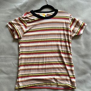 Big bud press swap meet stripe tee shirt t-shirt